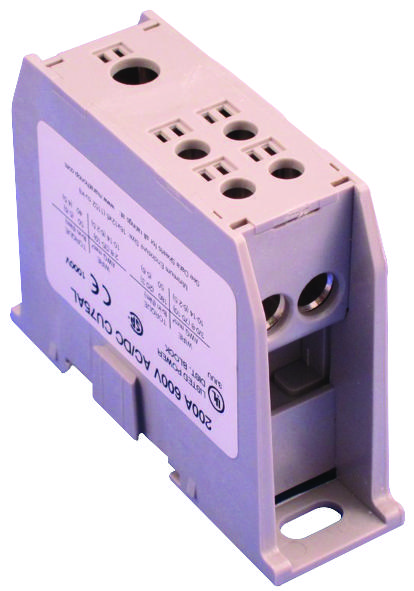 Marathon Special Products Epbap45 Enclosed Power Distribution Block, 4 Position, 14-3/0Awg