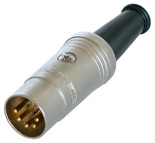 Neutrik Nys 322G Connector, Din, Plug, 5 Position