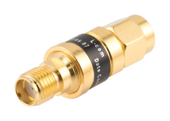 L-Com Lcat1006-07 Rf Attenuator, Sma Plug-Jack, 50 Ohm