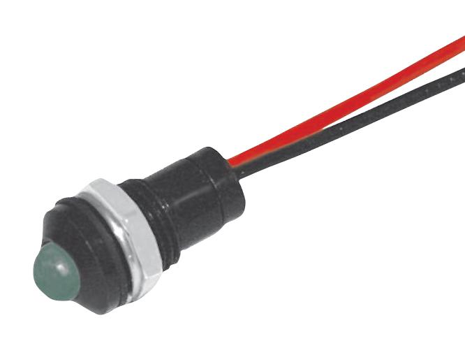 Wamco Wl-19W803500152 Panel Indicator, Red, 8mm, 24Vdc