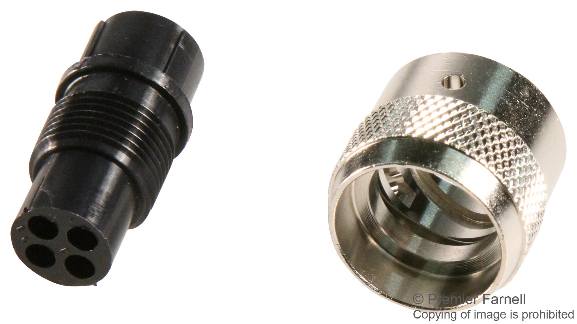 1929221250 Itt Cannon, CIRCULAR CONNECTOR PLUG, SIZE 10, 4 POSITION