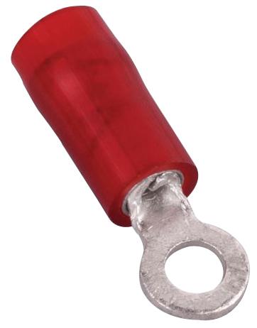 Amp Connectors / Te Connectivity 2-328657-1 Terminal, Ring Tongue, #2, M2, Crimp, Red