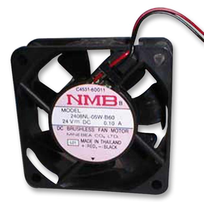 Nmb Technologies 06020Sa-24T-Aa-00 Axial Fan, 60mm X 20mm, 24Vdc