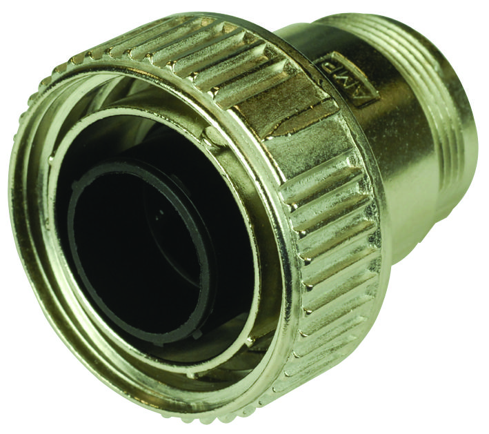 Amp Connectors / Te Connectivity 208496-1 Circular Connector Plug Size 22, 3 Position Free Hanging