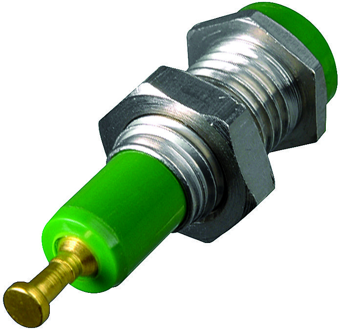 Johnson Cinch Connectivity 105-0204-200 Tip Jack, 5700V, 10A, Green