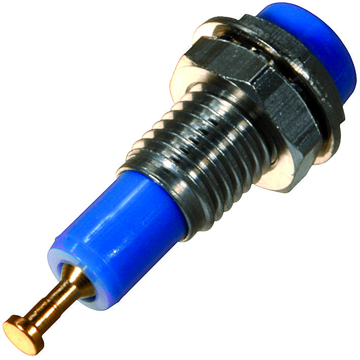 Johnson Cinch Connectivity 105-0210-200 Tip Jack, 5700V, 10A, Blue