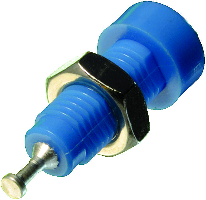 Johnson Cinch Connectivity 105-0610-001 Tip Jack, 5700V, 10A, Blue