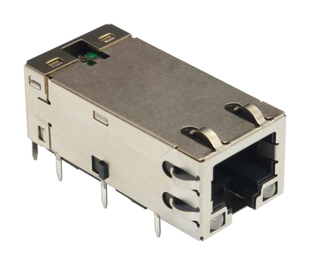 Trp Connector/bel 2250379-1 Rj45 Conn, R/a Jack, 8P8C, 1Port, Th