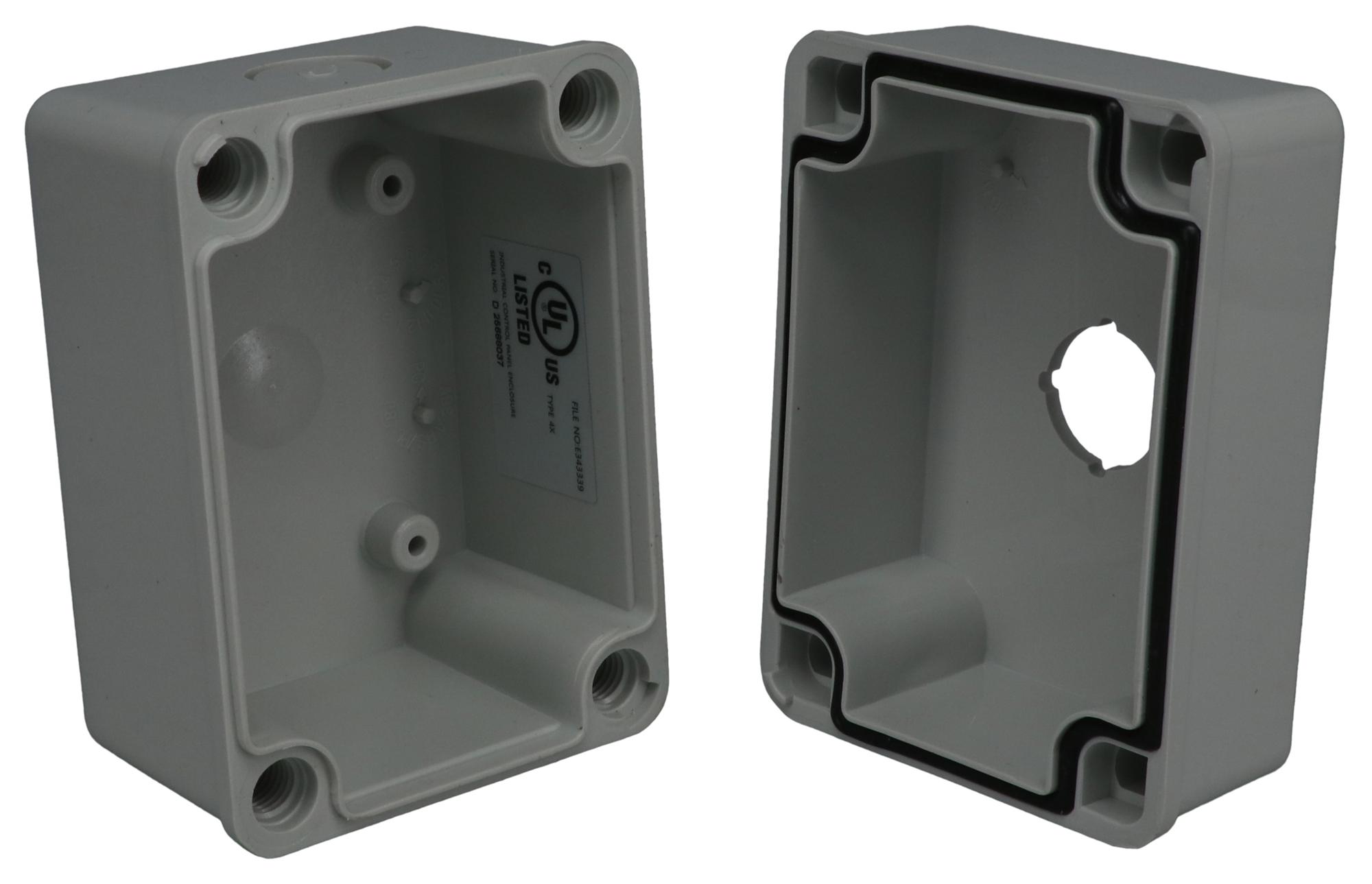 Bud Industries Pbb-11815-1 Pushbutton Enclosure, 1Hole, Pc