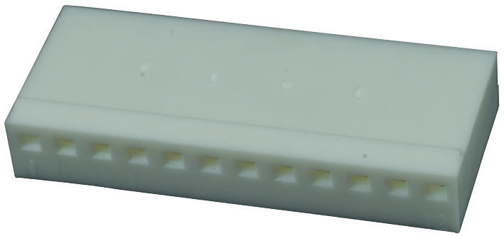 Molex 10-11-2123 Connector, Rcpt, 12Pos, 1Row, 2.54mm