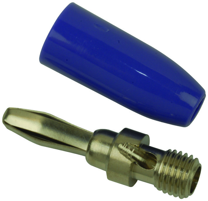 Johnson Cinch Connectivity 108-0312-001 Banana Plug, 15A, Solderless, Violet