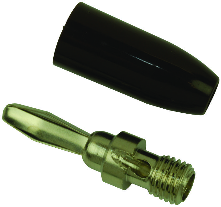 Johnson Cinch Connectivity 108-0308-001 Banana Plug, 15A, Solderless, Brown