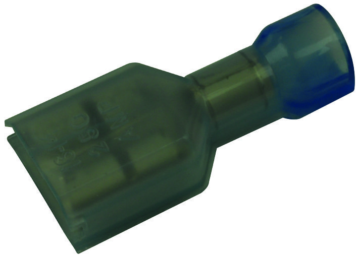 Amp Connectors / Te Connectivity 3-520406-2. Terminal, Female Disconnect, 6.35mm Blue