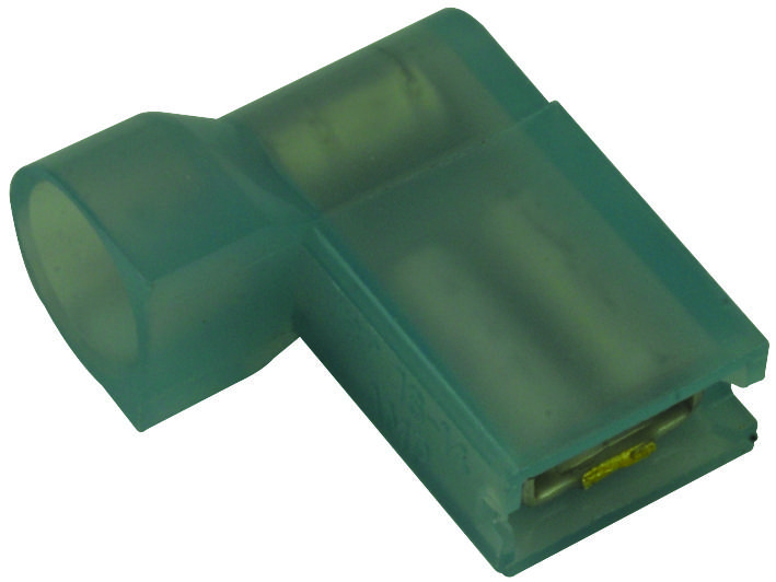 Amp Connectors / Te Connectivity 3-520338-2 Terminal, Flag Disconnect, 0.187In, Blue