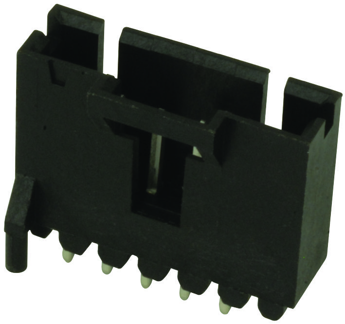 Amp Connectors / Te Connectivity 5-104450-5. Wire-Board Connector Header 6Pos, 2.54mm