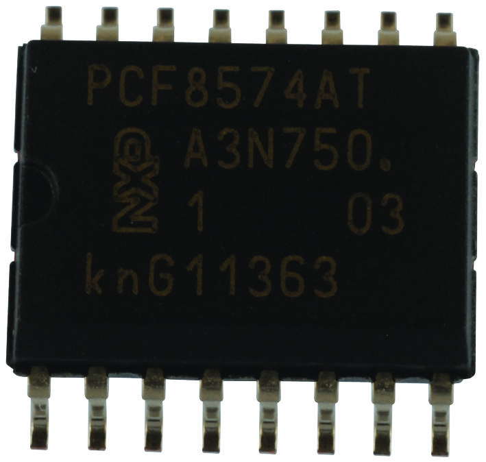 NXP Semiconductors Semiconductors Pcf8574At/3,518 I/o Expander, 8Bit, I2C, Soic-16