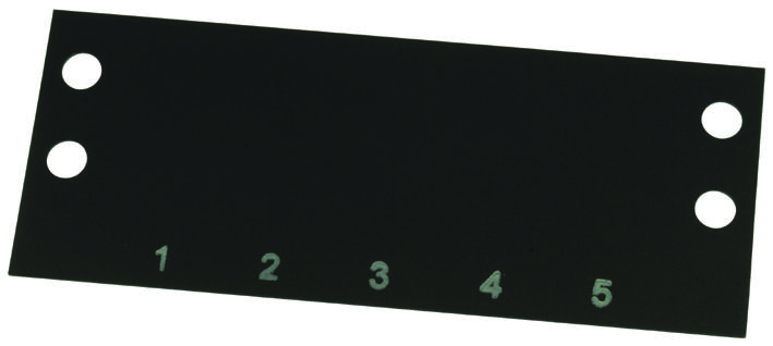 Cinch Connectivity Solutions Ms-5-142 Terminal Block Marker, 1 To 5, 14.3mm