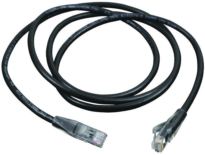 L-Com Trd815Blk-5 Patch Cord, Cat 5E, 5Ft, Black