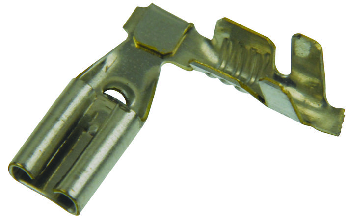 Amp Connectors / Te Connectivity 62336-1. Terminal, Flag Receptacle, #22-18, Crimp