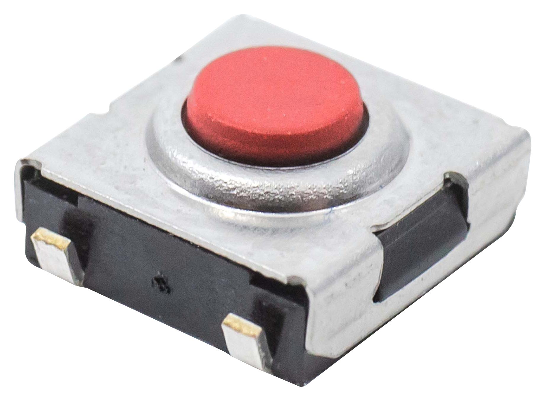 E-Switch Tl6800Af260Qj. Tactile Switch, 0.05A, 12Vdc, 260Gf