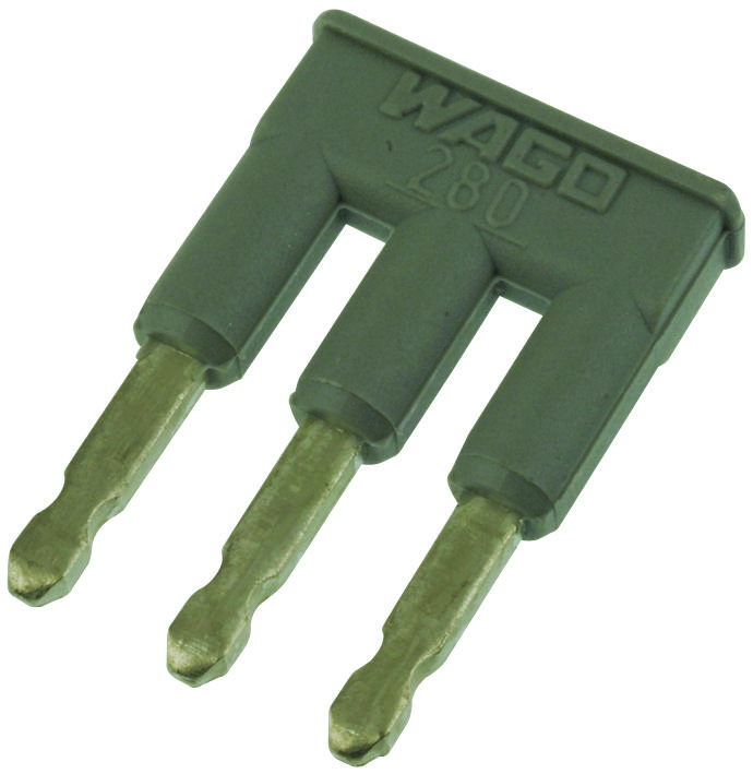 WAGO 280-483 Jumper Bar, 3 Position, Terminal Block