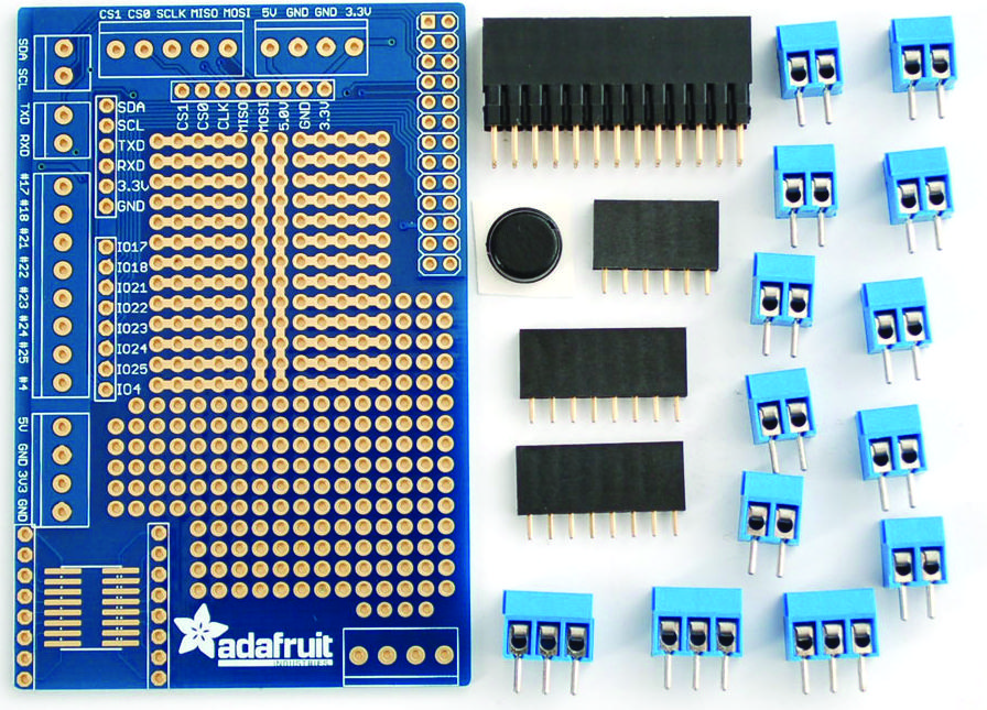 Adafruit 801 Prototyping Pi Plate Kit, Raspberry Pi