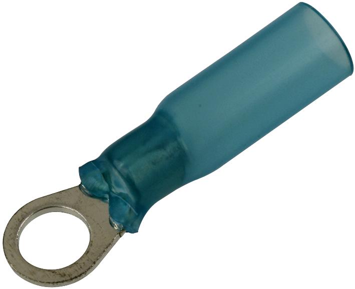 Raychem / Te Connectivity B-106-1502-S Terminal, Ring Tongue, 16-14Awg, Crimp, Blue