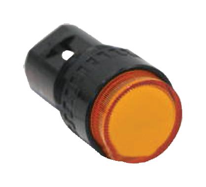 IDEC Ap6M122A Panel Mount Indicator, Led, 16mm, Amber, 24V