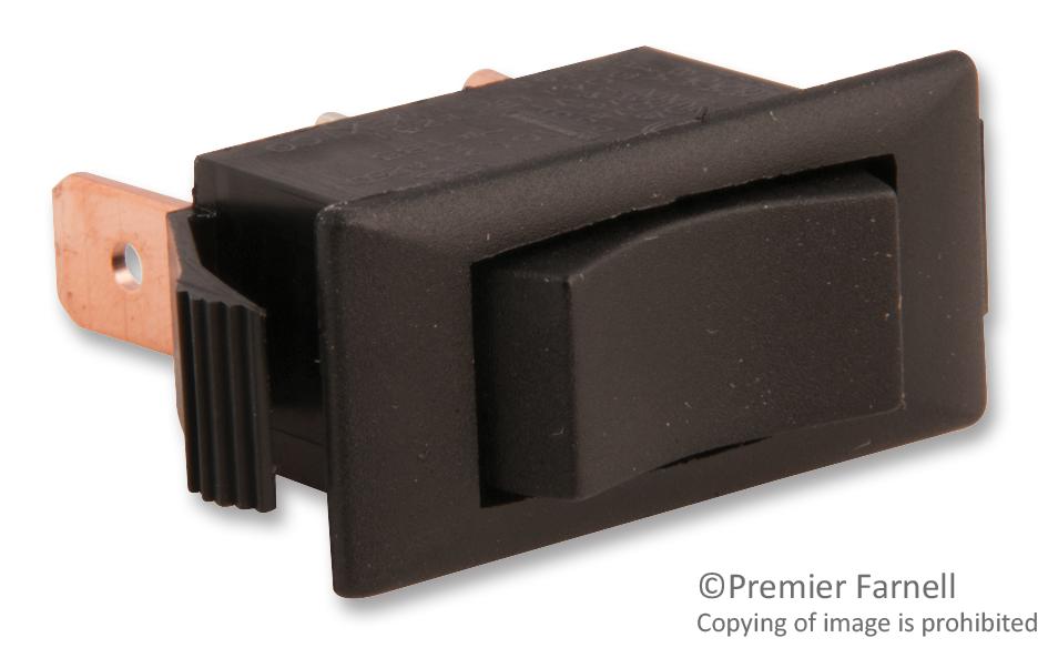 Eaton 1504-11E Switch, Rocker, Spdt, 15A, 250V, Black