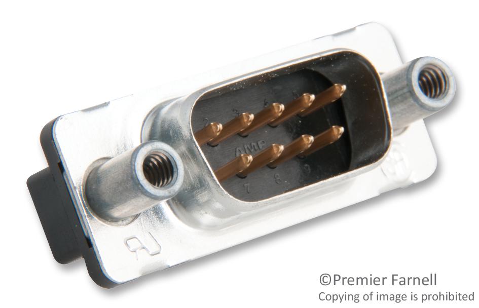 Amp Connectors / Te Connectivity 1-5747871-3 D Sub Connector, Standard, 9 Position, Plug