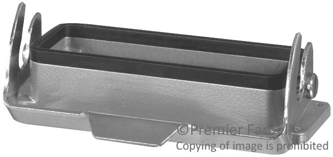 Amphenol Sine/tuchel C146-10F024-001-1 Bulkhead Housing, E24, Aluminium Alloy, 1 Lever