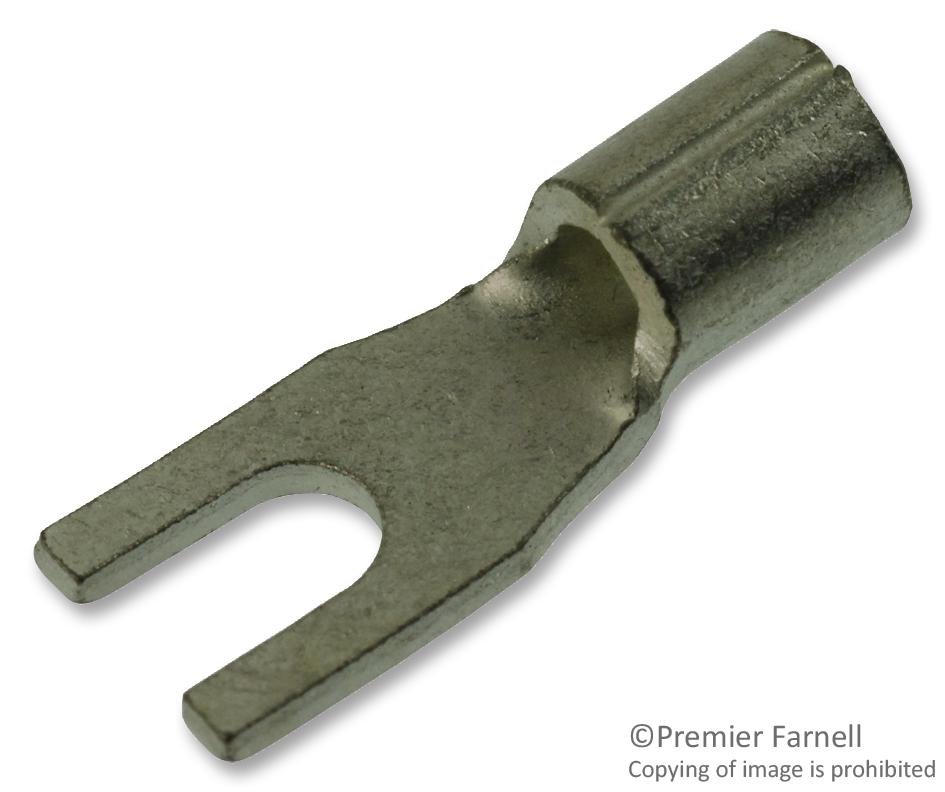 Amp Connectors / Te Connectivity 8-53555-1 Terminal, Spade/fork, #2, Crimp