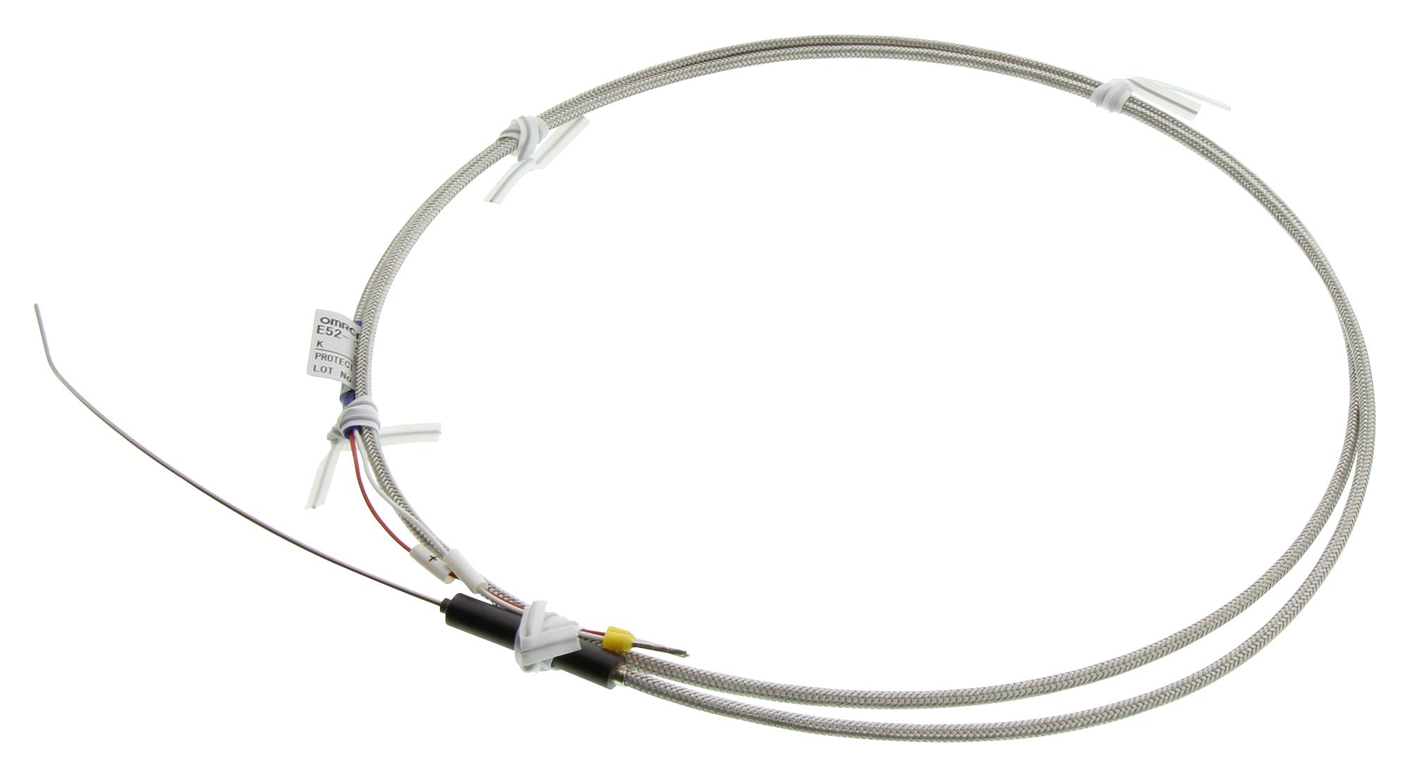 Omron Industrial Automation E52Ca12Afd1S11M Thermocouple Probe, K, Ss, 1M, Ferrul