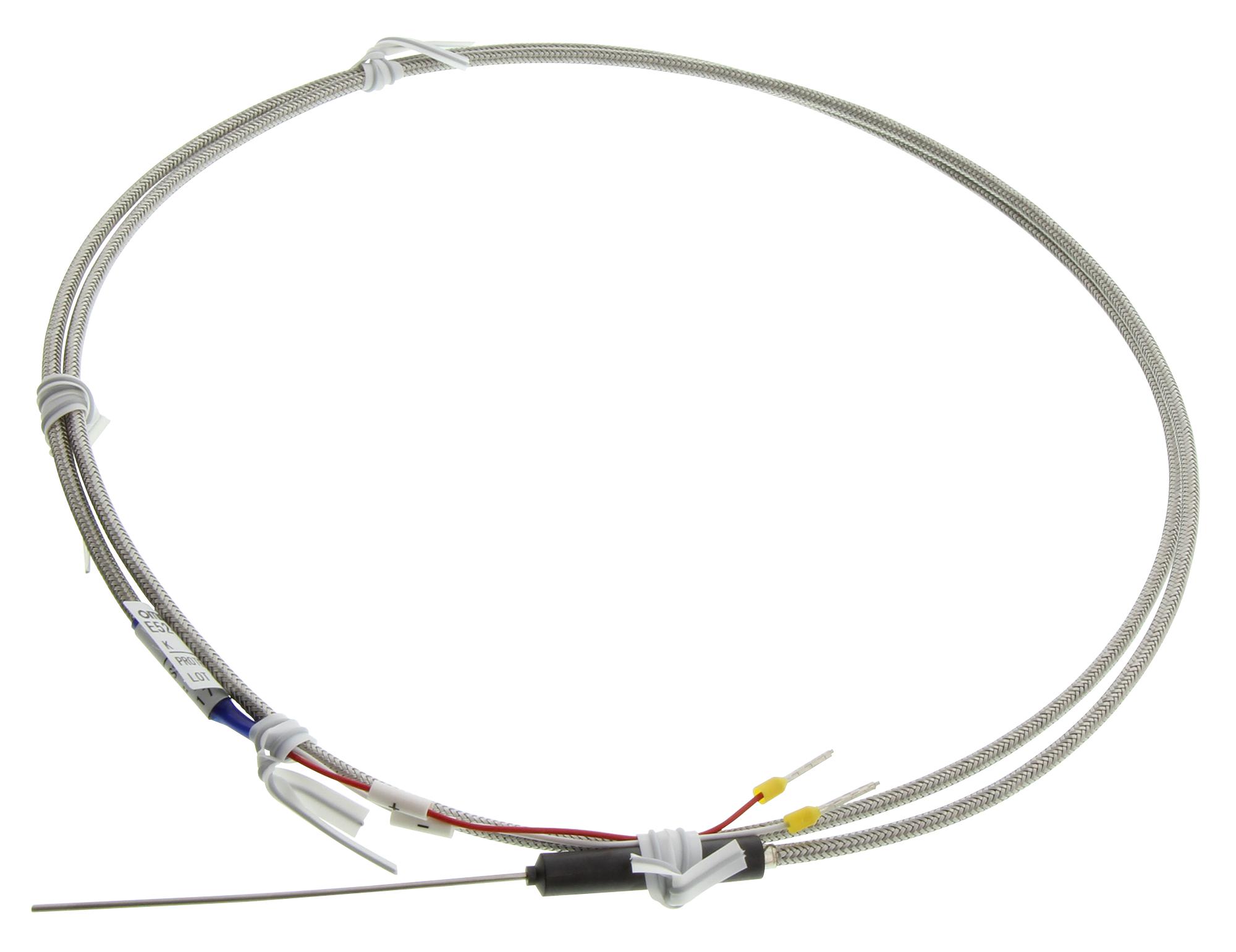 Omron Industrial Automation E52Ca6Afd1S22M Thermocouple Probe, K, Ss, 2M, Ferrul