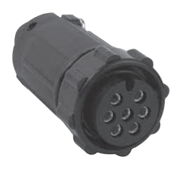 Switchcraft/conxall 13280-18Sg-331 Circular Connector, Plug, 18Pos, Crimp, Cable