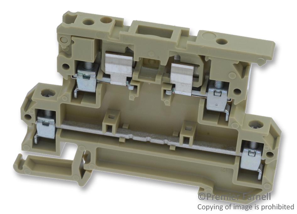 Weidmuller 9503310000 Terminal Block, Din, 2 Position, 12Awg