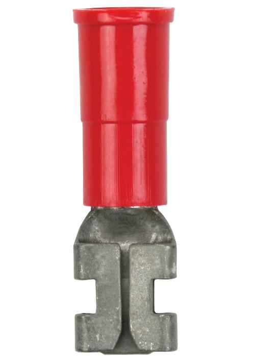 3M Mvu18-187Dfx Terminal, Female DisConnectorect, 0.187, Crimp, Red