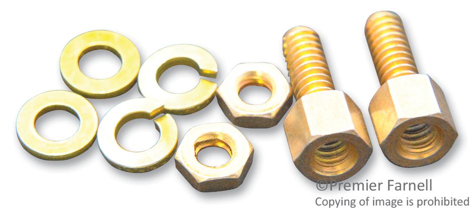 Amp Connectors / Te Connectivity 5748271-3 Female Screwlock, 4-40, 11.94mm