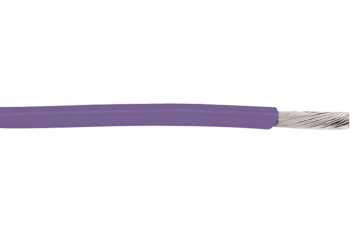 Belden 83006 007100 Hook Up Wire, 100Ft, 22Awg Copper Purple