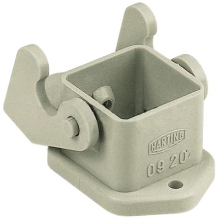 HARTING 09200030320 Bulkhead Housing, Size 3A, Plastic