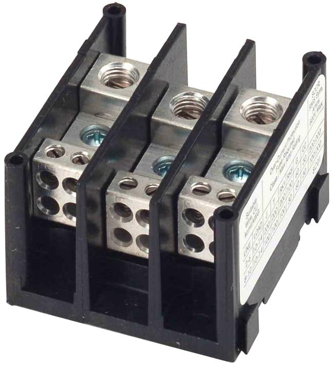 Marathon Special Products 1412400 Terminal Block, Barrier, 2 Position, 16-10Awg