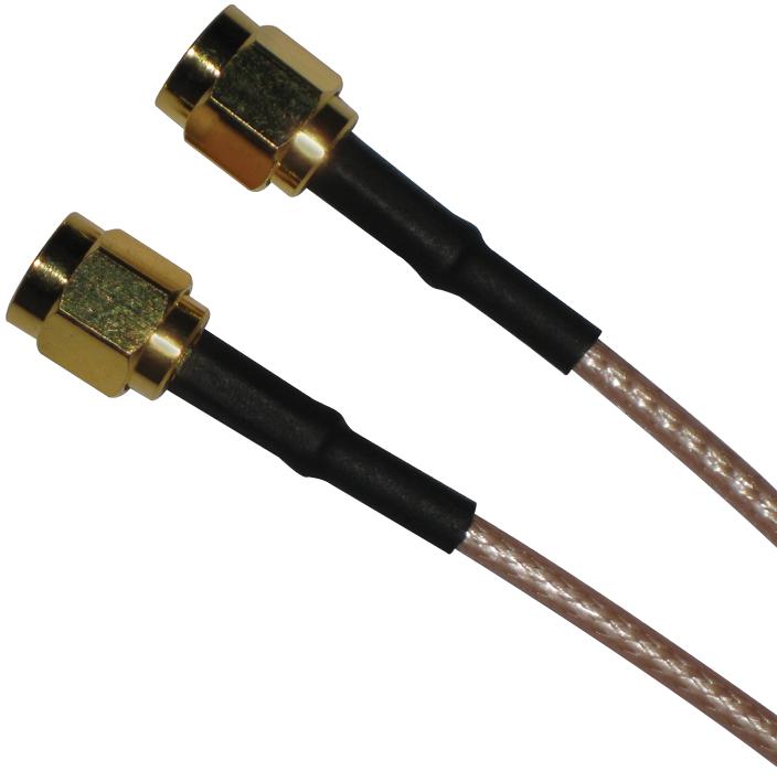 Amphenol RF 135101-03-24.00 Coaxial Cable Assembly, Rg-316, 24In, Black