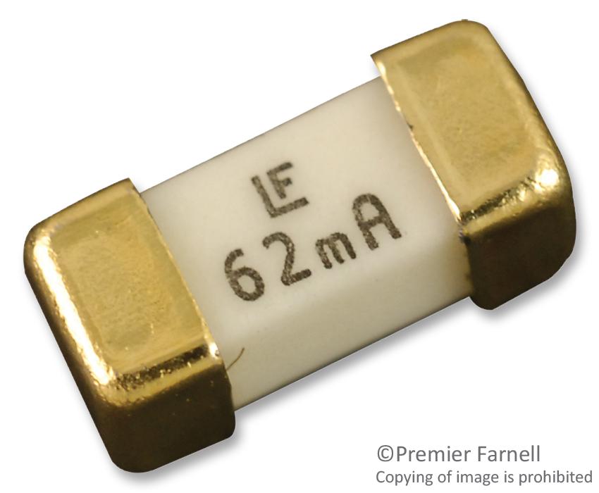 Littelfuse 0451.062Mrl. Fuse, Smd, 62Ma, Fast Acting