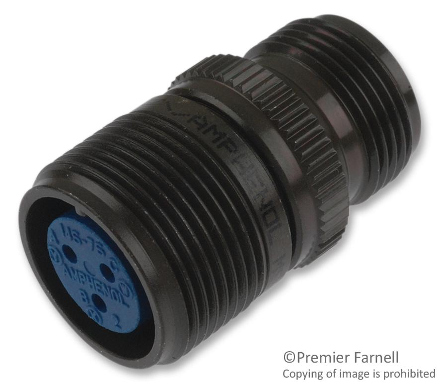 Amphenol Industrial 97-3101A-14S-7S Circular Connector Receptacle Size 14S, 3 Position, Cable