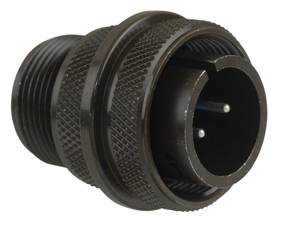 Amphenol Industrial 97-3106A-16S-4P Circular Connector Plug Size 16S, 2 Position, Cable