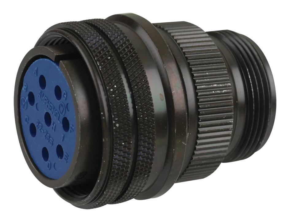 Amphenol Industrial 97-3106A-22-23S Circular Connector Plug, Size 22, 8 Position, Cable