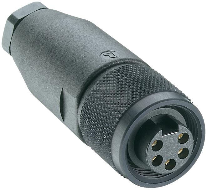 Lumberg Automation Rkc 50/16 Field Attachable Connector, 7/8Inch