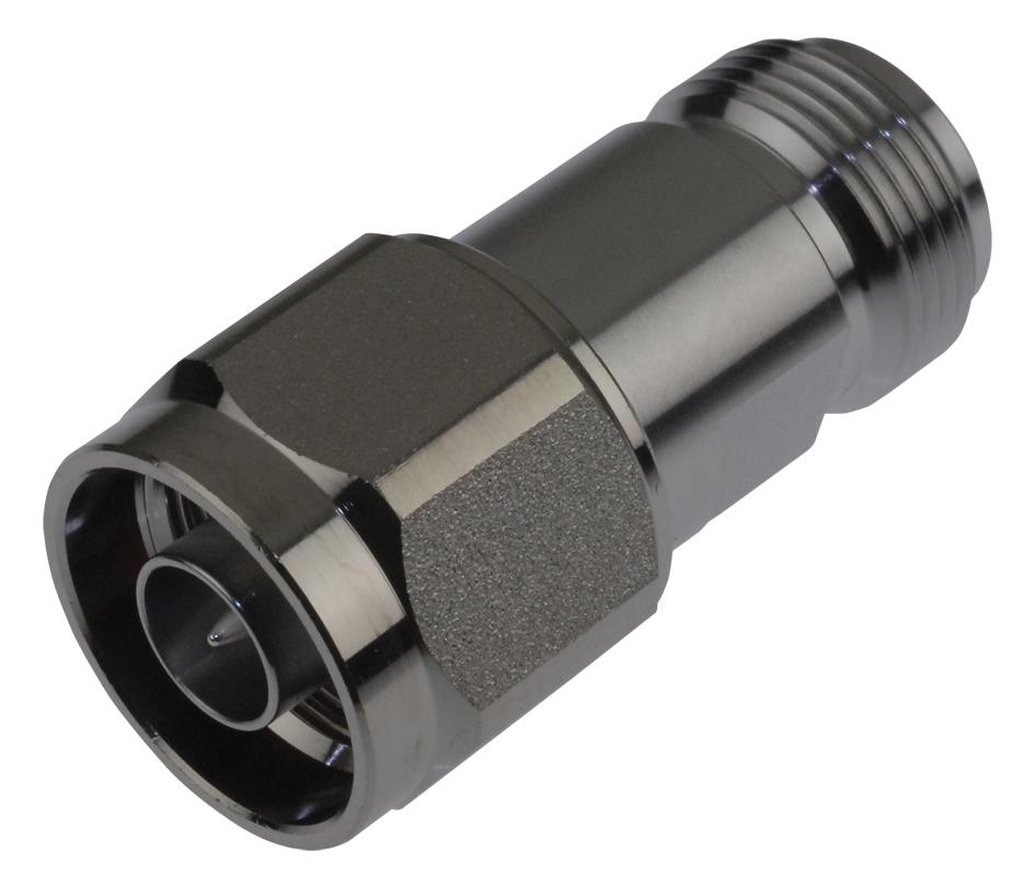 Amphenol RF 172372. Adapter, Coaxial, N Plug- Jack