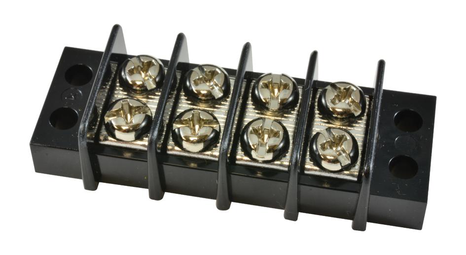 Buchanan / Te Connectivity 1546306-4. Terminal Block, Barrier, 4 Position, 22-12Awg