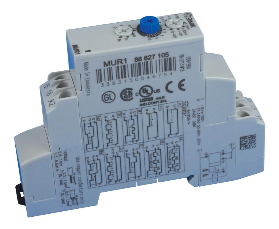 Crouzet 88827105. Timer, 8A, Din Rail